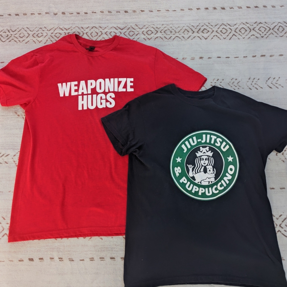 Red and Black Graphic Kids T-Shirts